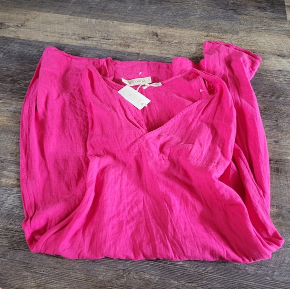 stella martini Dresses Stella Martini Puro Lino Linen Dress Poshmark